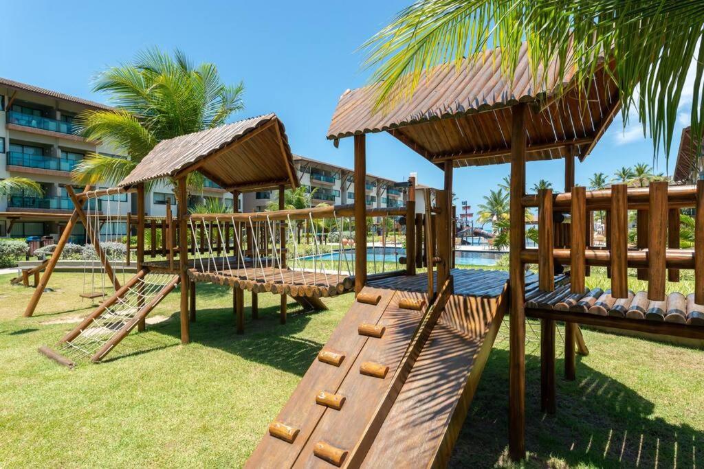 Flat Vista Mar No La Fleur Polinesia - Muro Alto - Porto De Galinhas Cupe 外观 照片